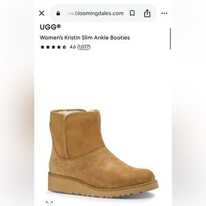 UGG Women's Short Suede Boot - BLACK